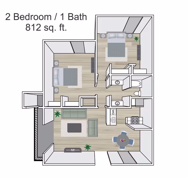 Live Oak 808 floor plan